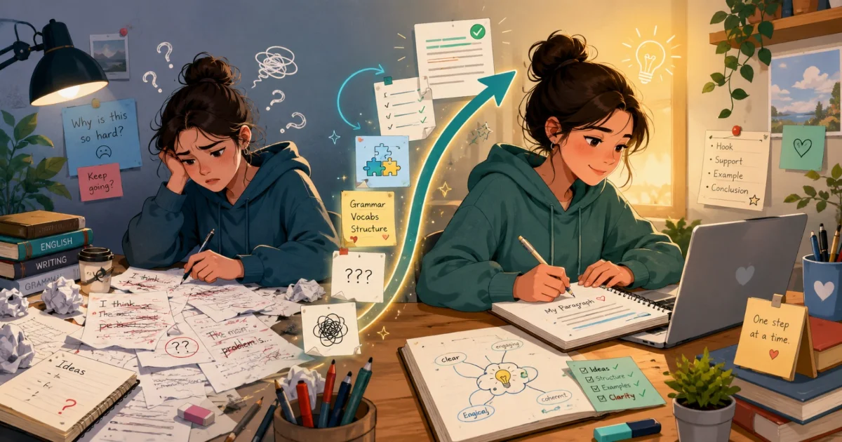 Sudah latihan writing bahasa Inggris, tapi masih terasa sulit? Ini Cara Biar Writing Bahasa Inggrismu Makin Baik