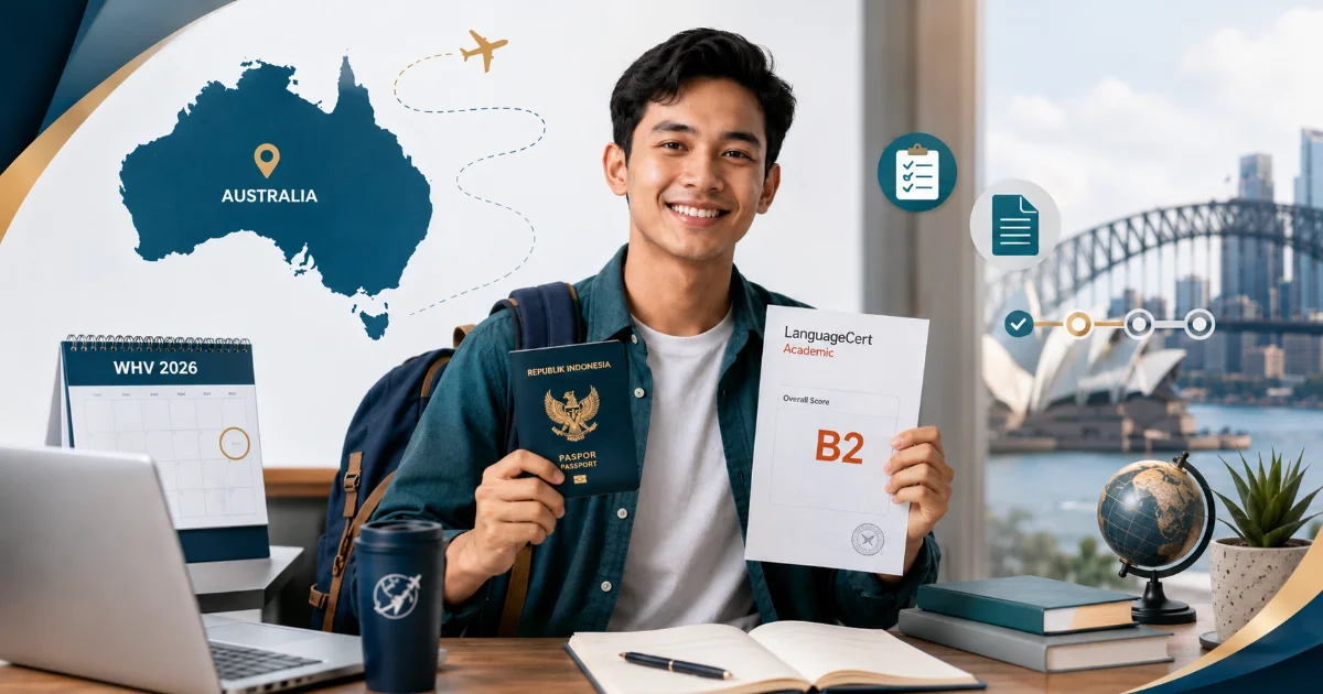 LANGUAGECERT Academic untuk WHV Australia: Syarat, Skor Minimal, dan Cara Daftar SDUWHV 202