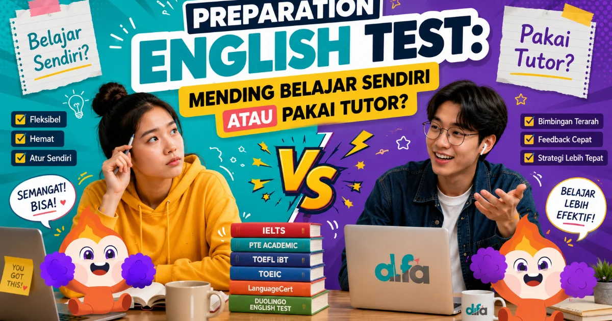 Preparation English Test: Mending Belajar Sendiri atau Pakai Tutor?