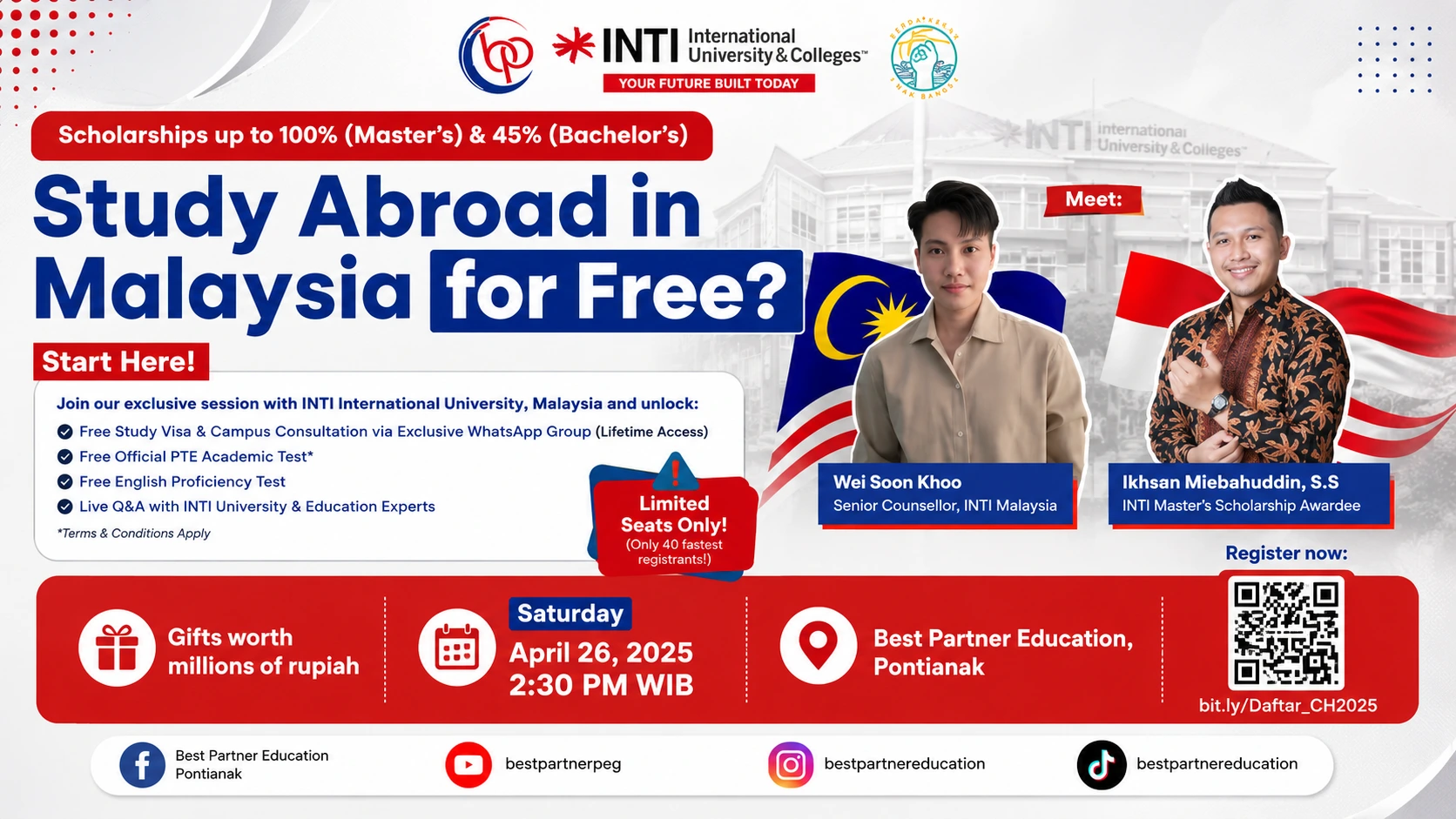 Ingin Kuliah Gratis di Malaysia?