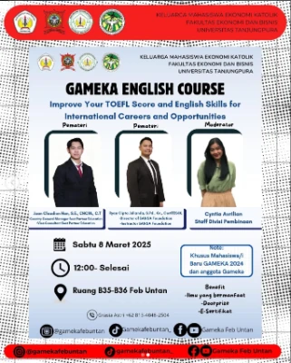 GAMEKA ENGLISH COURSE bersama Divisi LITBANG GAMEKA!