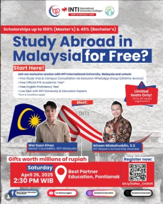 Ingin Kuliah Gratis di Malaysia?