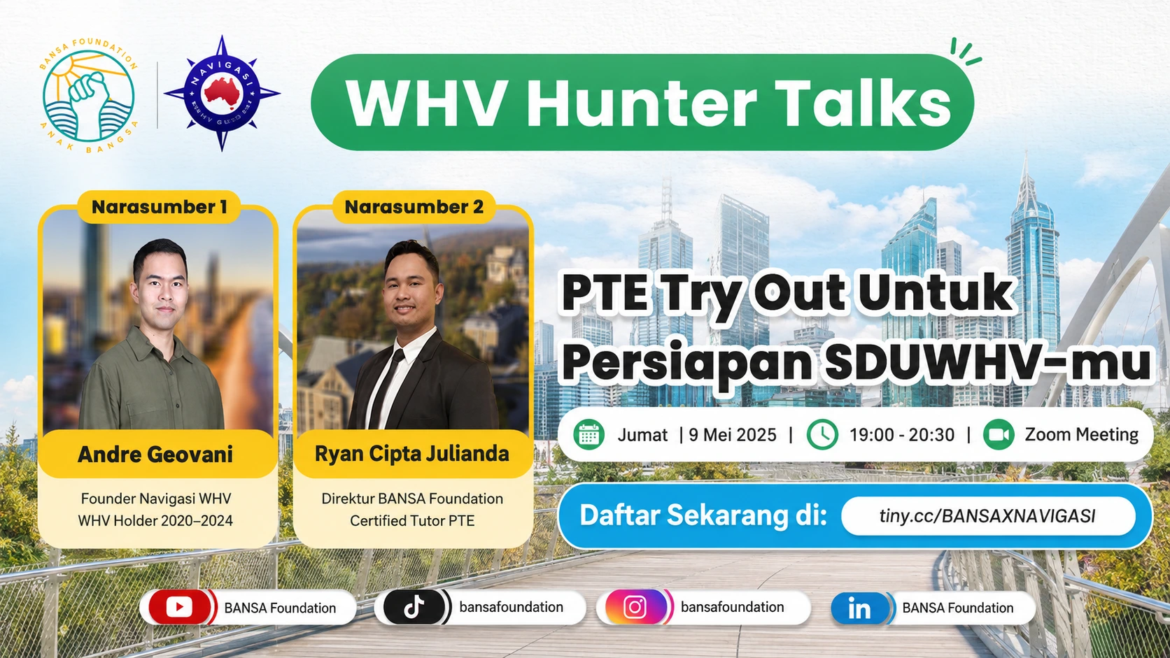 WHV Hunter Talks PTE Try Out untuk persiapan SDUWHV-mu