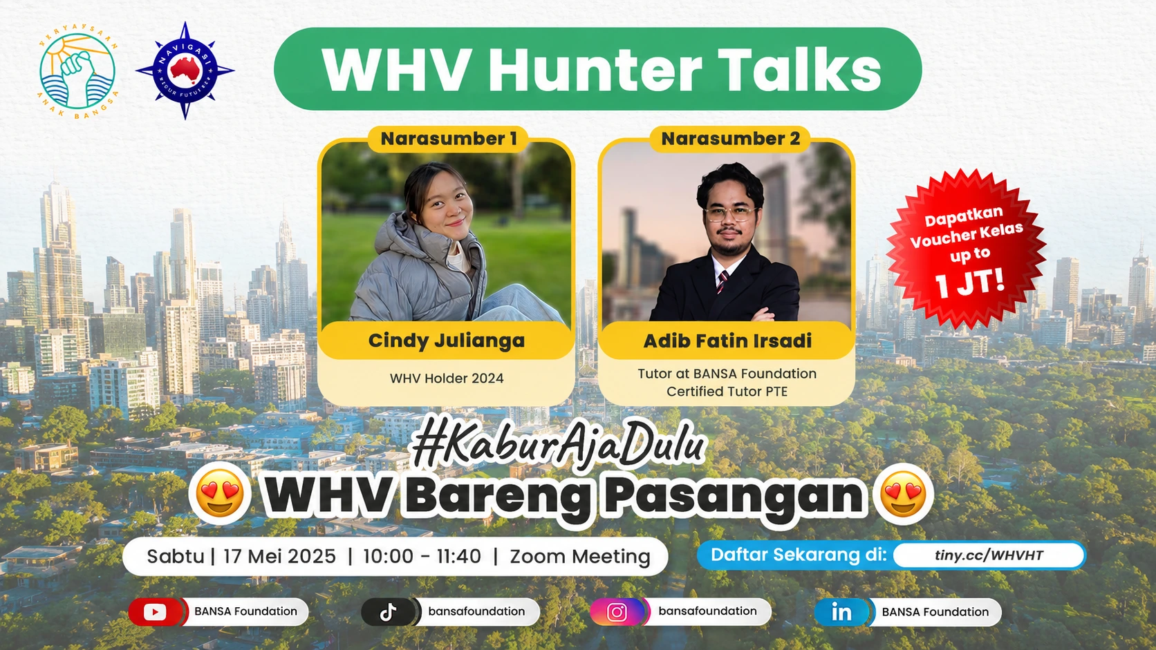 WHV Hunter Talks #KaburAjaDulu WHV Bareng Pasangan