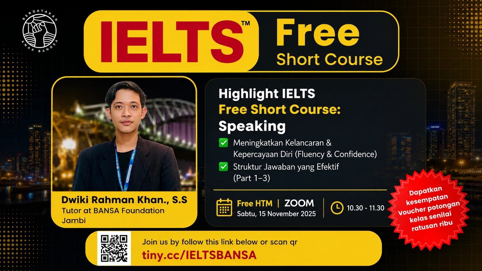 IELTS Free Short Course with Sir Dwiki