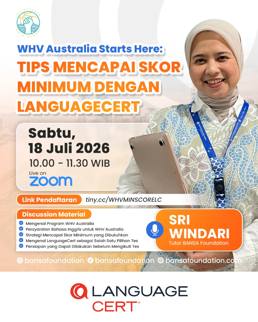 WHV Australia Starts Here: Tips Mencapai Skor Minimum Dengan LanguageCert