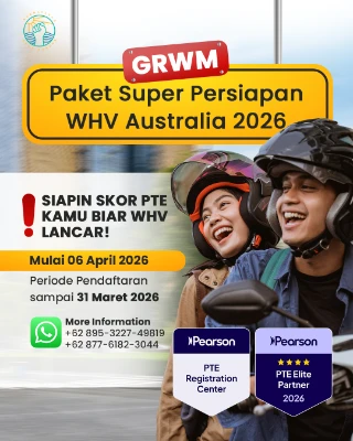 GRWM Paket Super Persiapan WHV Australia 2026